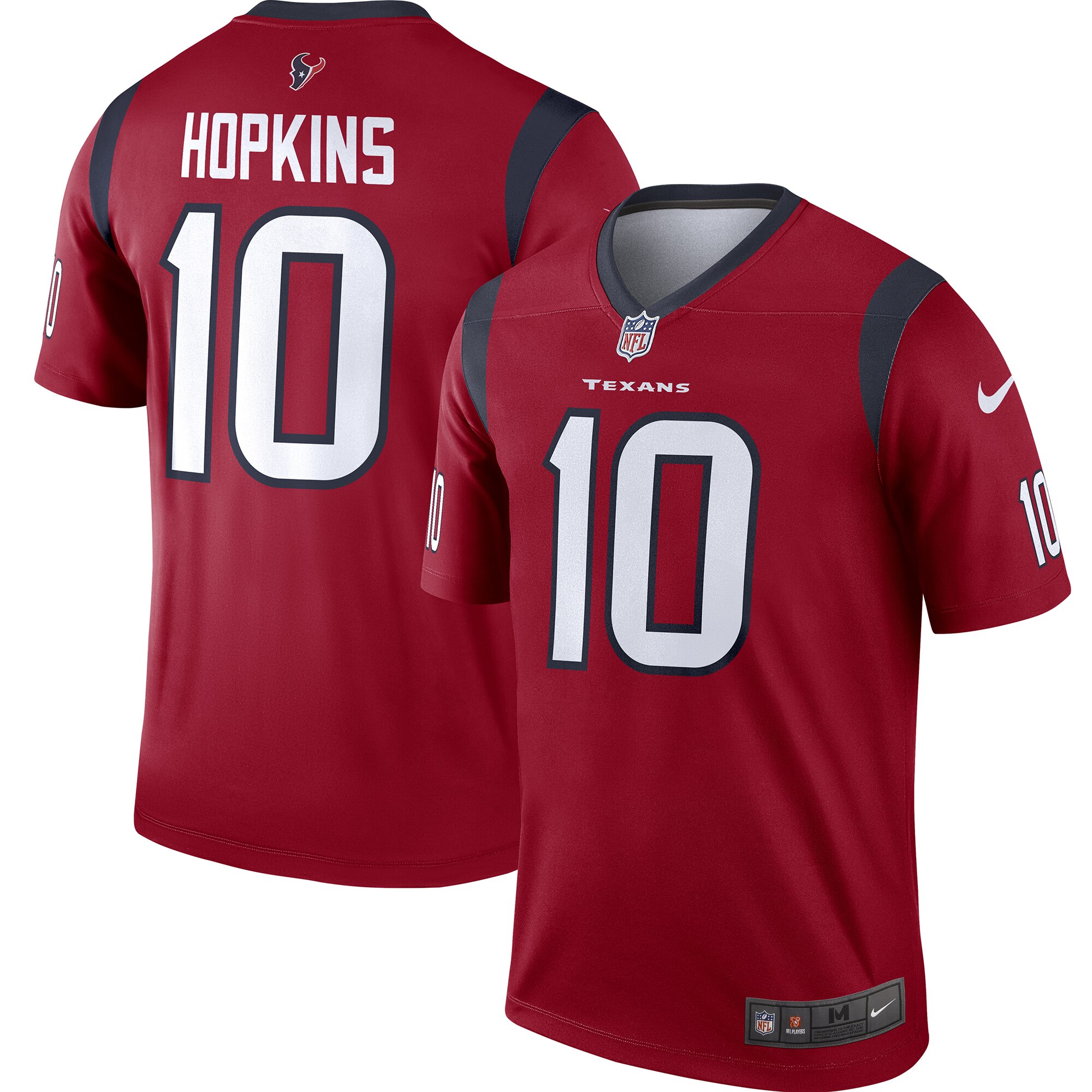 Men's Houston Texans #10 DeAndre Hopkins Red Vapor Untouchable Limited Stitched NFL Jersey